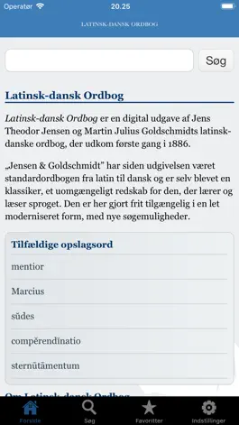 Game screenshot Latinsk-Dansk Ordbog mod apk
