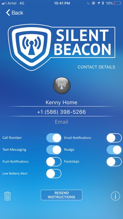 Safety App for Silent Beacon