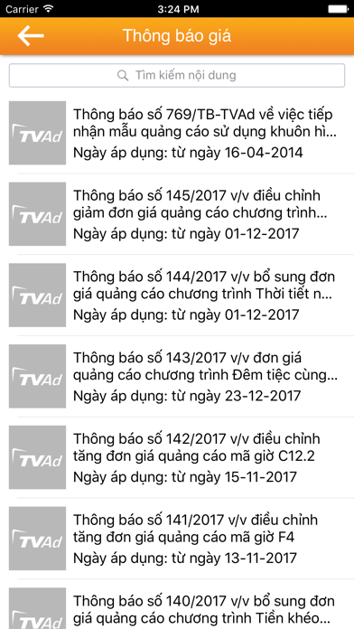 How to cancel & delete Bảng giá TVAd from iphone & ipad 2