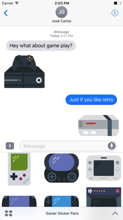 Gamer Sticker Pack for iMessage