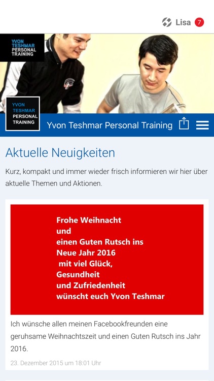 Yvon Teshmar Personal Training