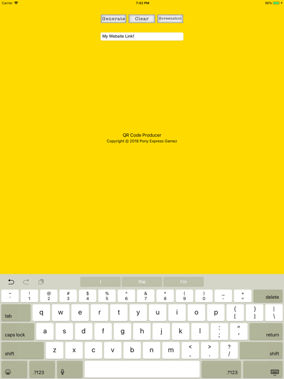 Screenshot #6 pour QR Code Producer