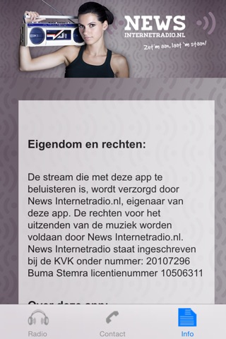News Internetradio.nl screenshot 2