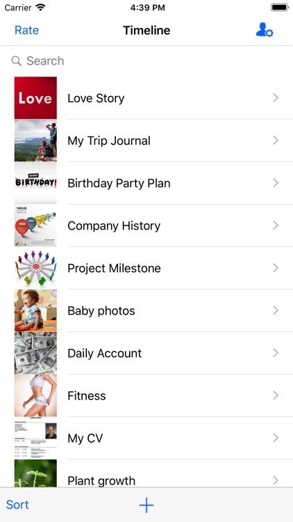 Timeline - Diary and Notes