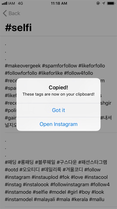 Hashtags - The Best Tags screenshot 3