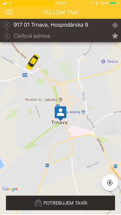 Yellow Taxi Trnava screenshot 2