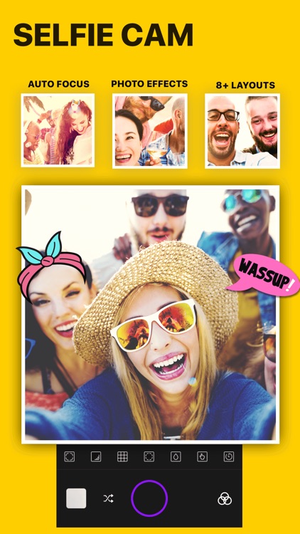 Instazz Photo Editor No Crop Insta-size Pic Layout screenshot-3