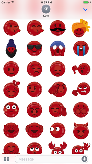 Cricket Ball Emoji - Stickers & Animations(圖4)-速報App