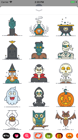 Happy Halloween Ghostly Emojis(圖1)-速報App