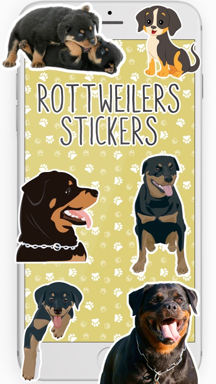 Rottweilers Stickers Pack