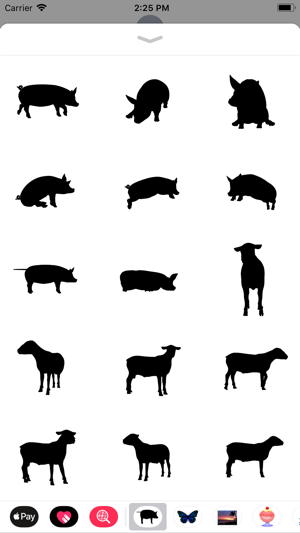 Silhouette Animal Stickers(圖1)-速報App