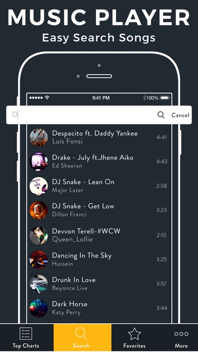 Online Music! MP3 Songs Player screenshot 3