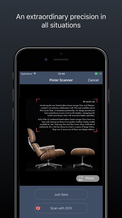 Pixter Scanner OCR Document