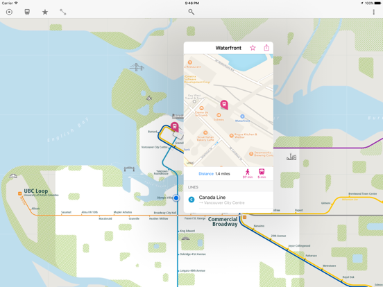 Vancouver Rail Map Lite screenshot 2