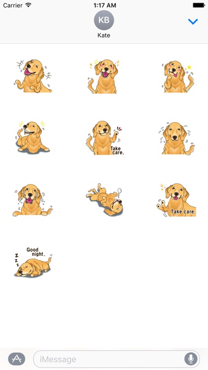 Storm The Brave Golden Retriever Dog Sticker