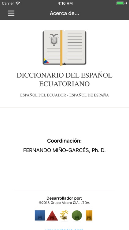 Diccionario Español Ecuador screenshot-4