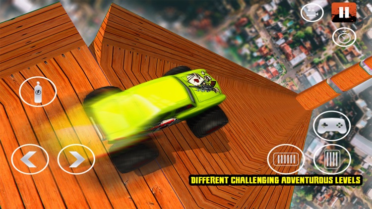 Mega Ramp Flying Car Parking screenshot-3