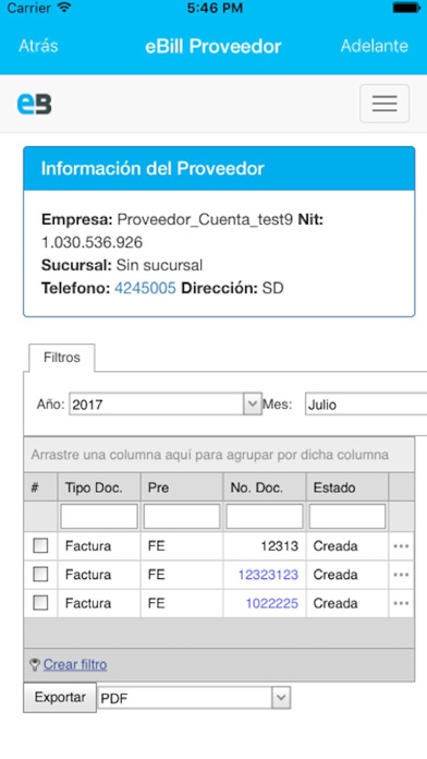 How to cancel & delete eBill T Proveedor from iphone & ipad 1