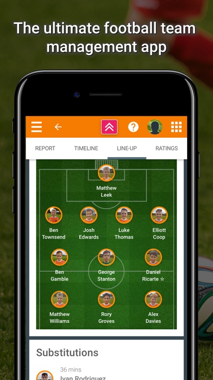 TeamStats - Football Team App screenshot-0