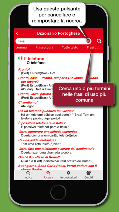 Dizionario Portoghese... screenshot1