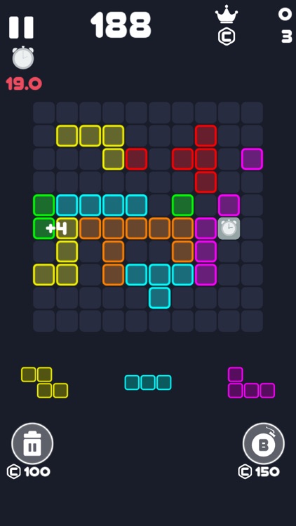 Neon Block Puzzle : Fill Board screenshot-5