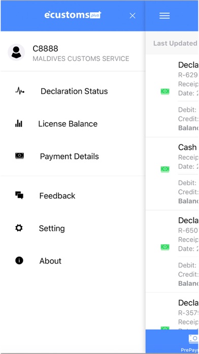 eCustoms Plus screenshot 2