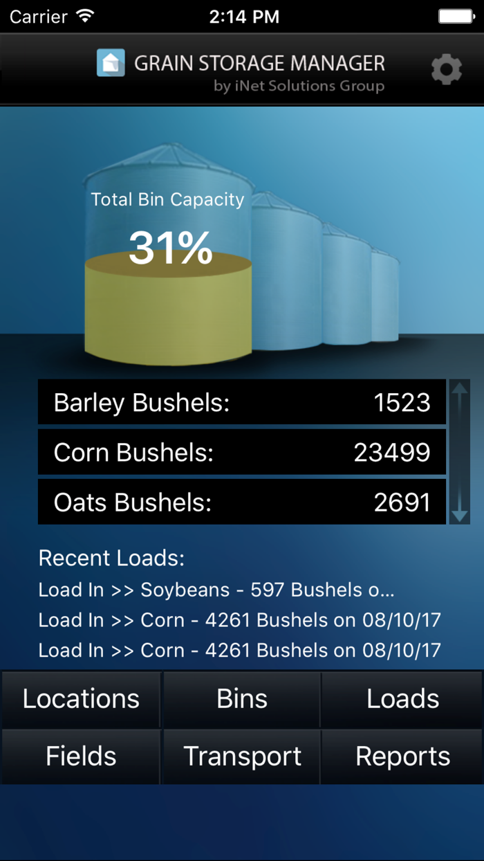 Grain Storage Manager