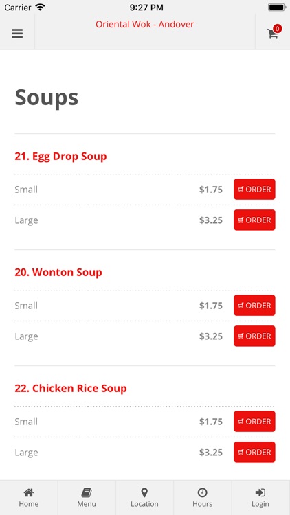 Oriental Wok Andover