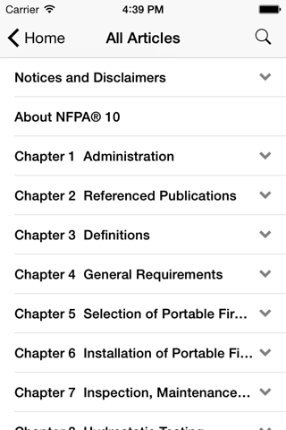 NFPA 10 2010 Edition screenshot 2