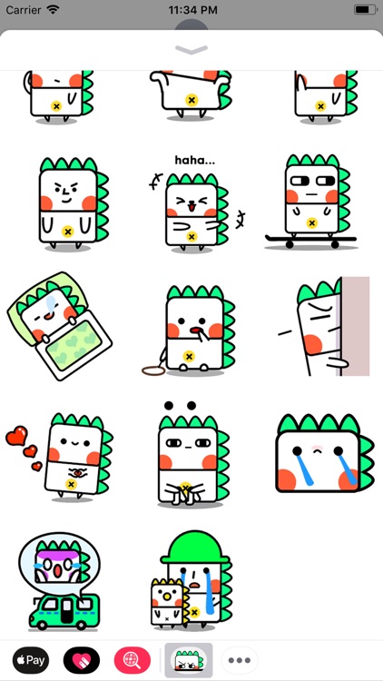 Animated Dinosaurs Stickers