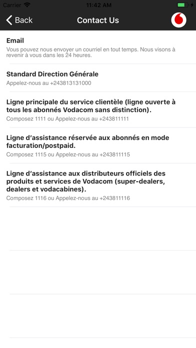 Vodacom RDC App screenshot 2
