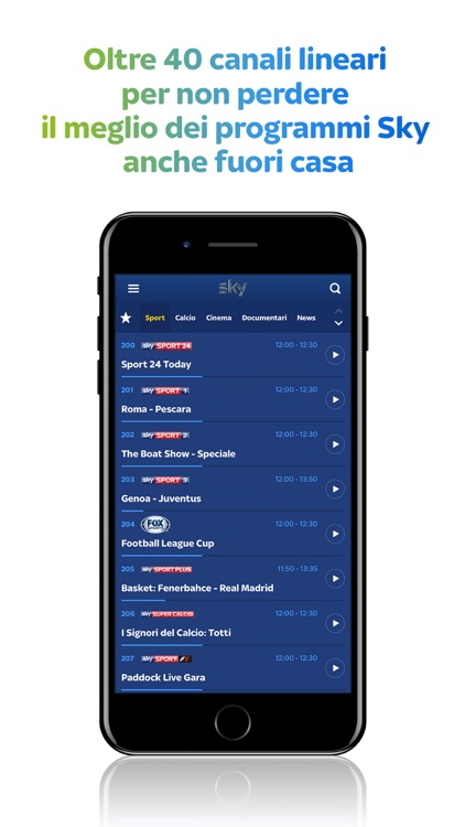 Sky Go per iPhone screenshot-3
