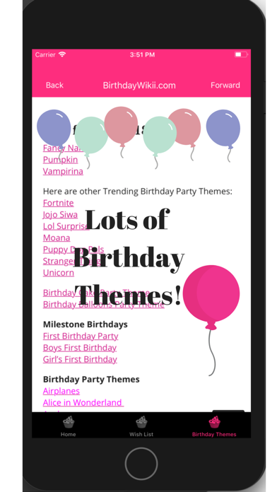 Birthday Wish List Saver screenshot 3