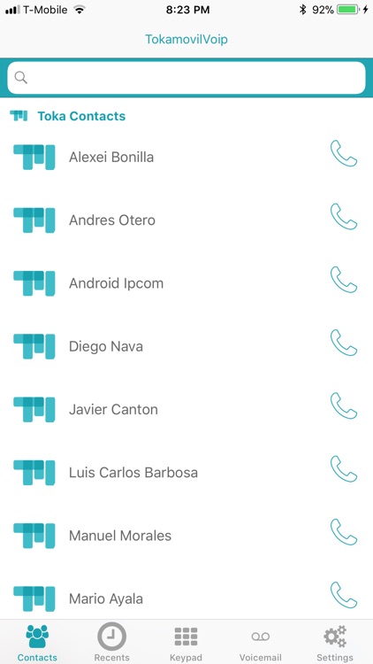 TokamovilVoip screenshot-4