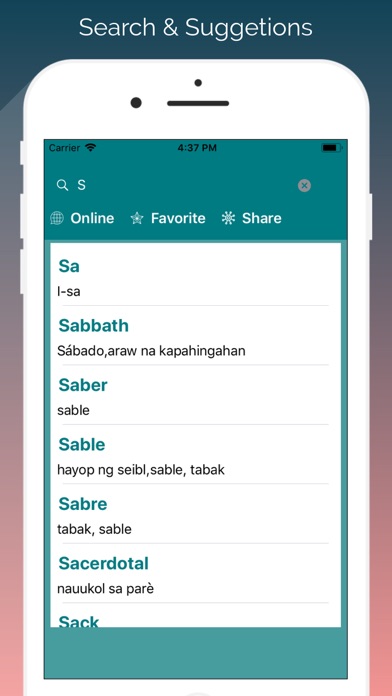 English-Tagalog Translator screenshot 3