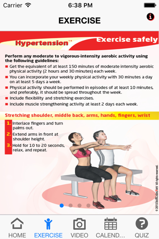 Exercise Hypertension screenshot 2