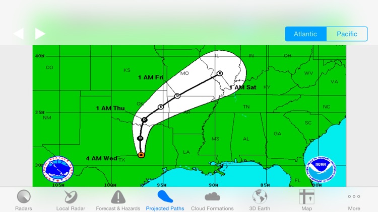 Hurricane Track+ Radar and Tropical Storm Tracker screenshot-3