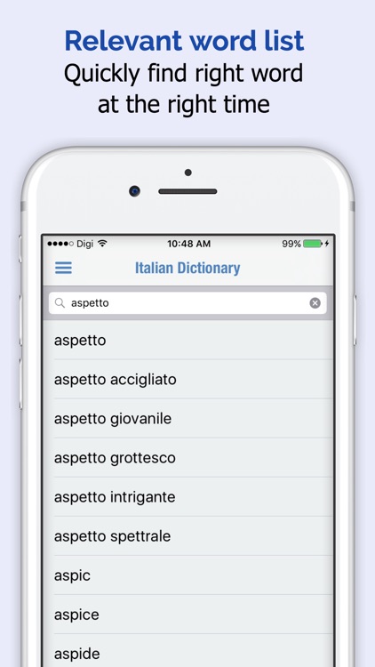 Italian Dictionary Elite