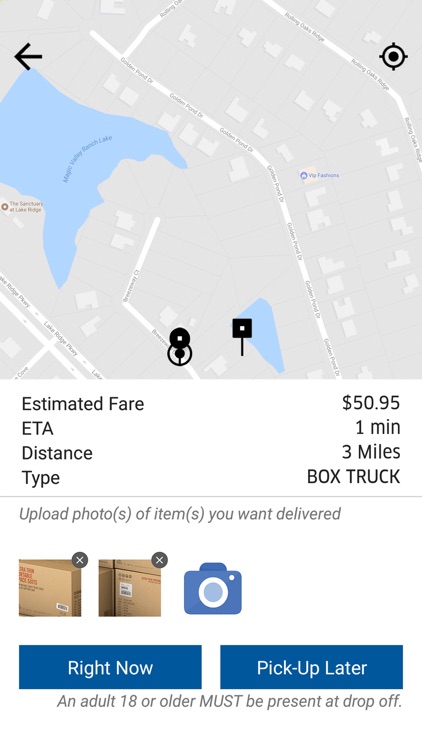 Miles App: Delivery on Demand