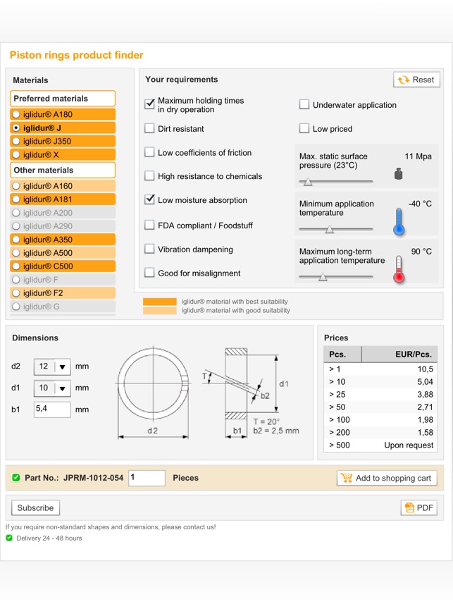 Piston rings product finder(圖2)-速報App