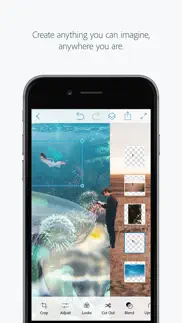 adobe photoshop mix - cut out, combine, create iphone screenshot 2