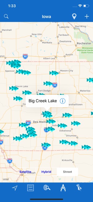 Iowa: Lakes and Fishes