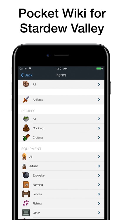 Pocket Wiki for Stardew Valley