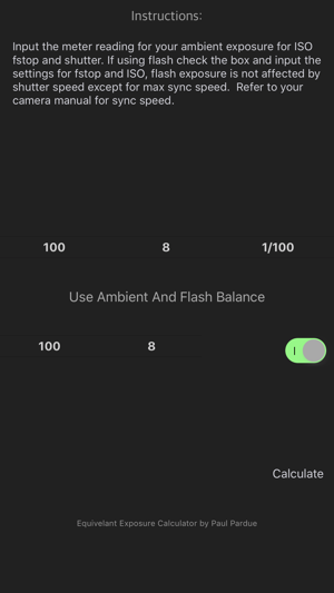 Camera Exposure Calculator(圖2)-速報App