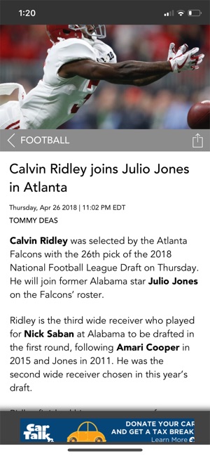 TideSports.com Alabama Sports(圖4)-速報App