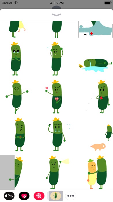 Cucumber Animated Stickers screenshot 2