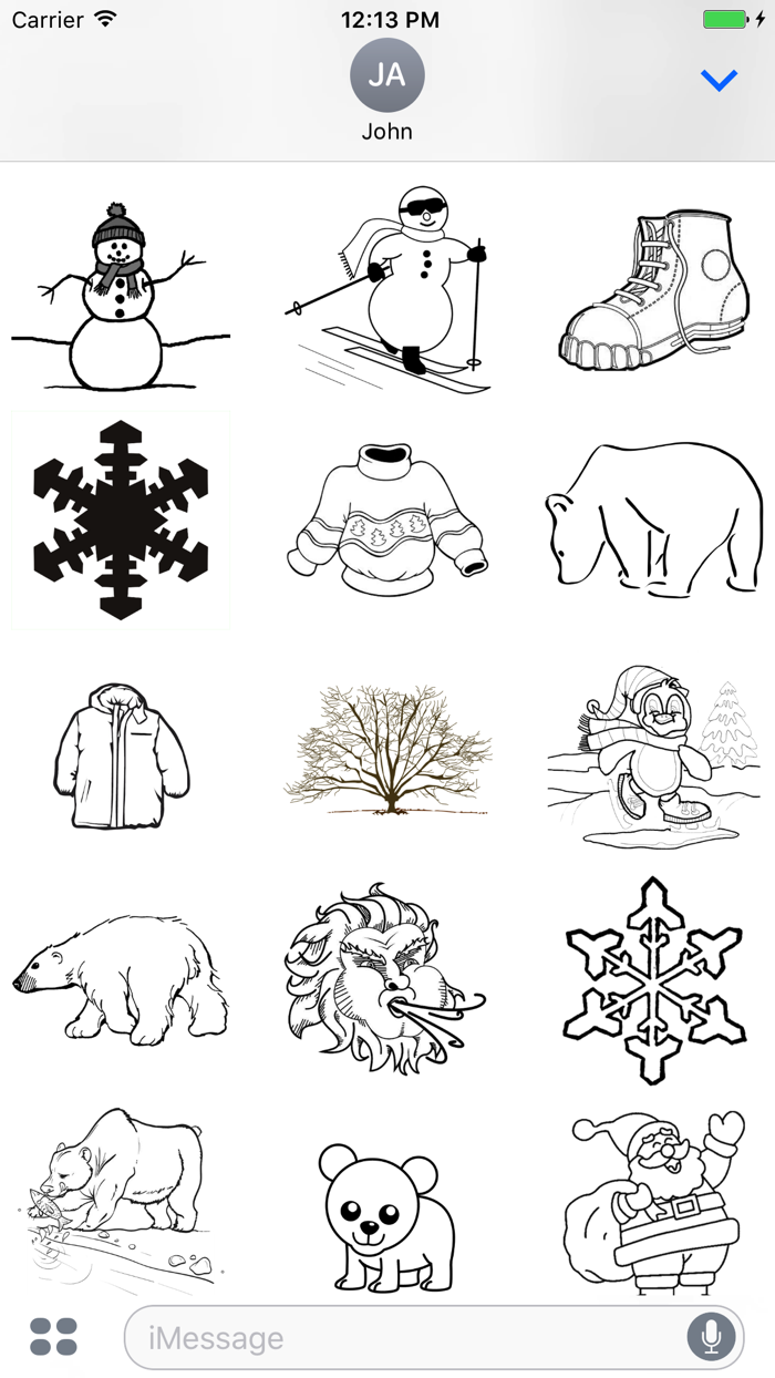 Winter Drawings Pack