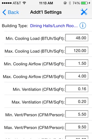 HVAC Quick Load screenshot 2