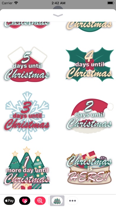 Days Until Christmas Stickers screenshot 2