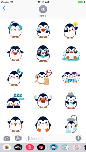 Cute Pingu Kawaii Stickers(圖2)-速報App